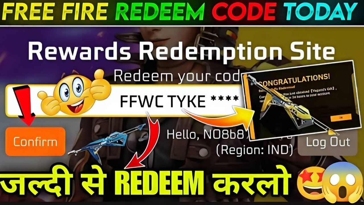 Free Fire Today Redeem Code